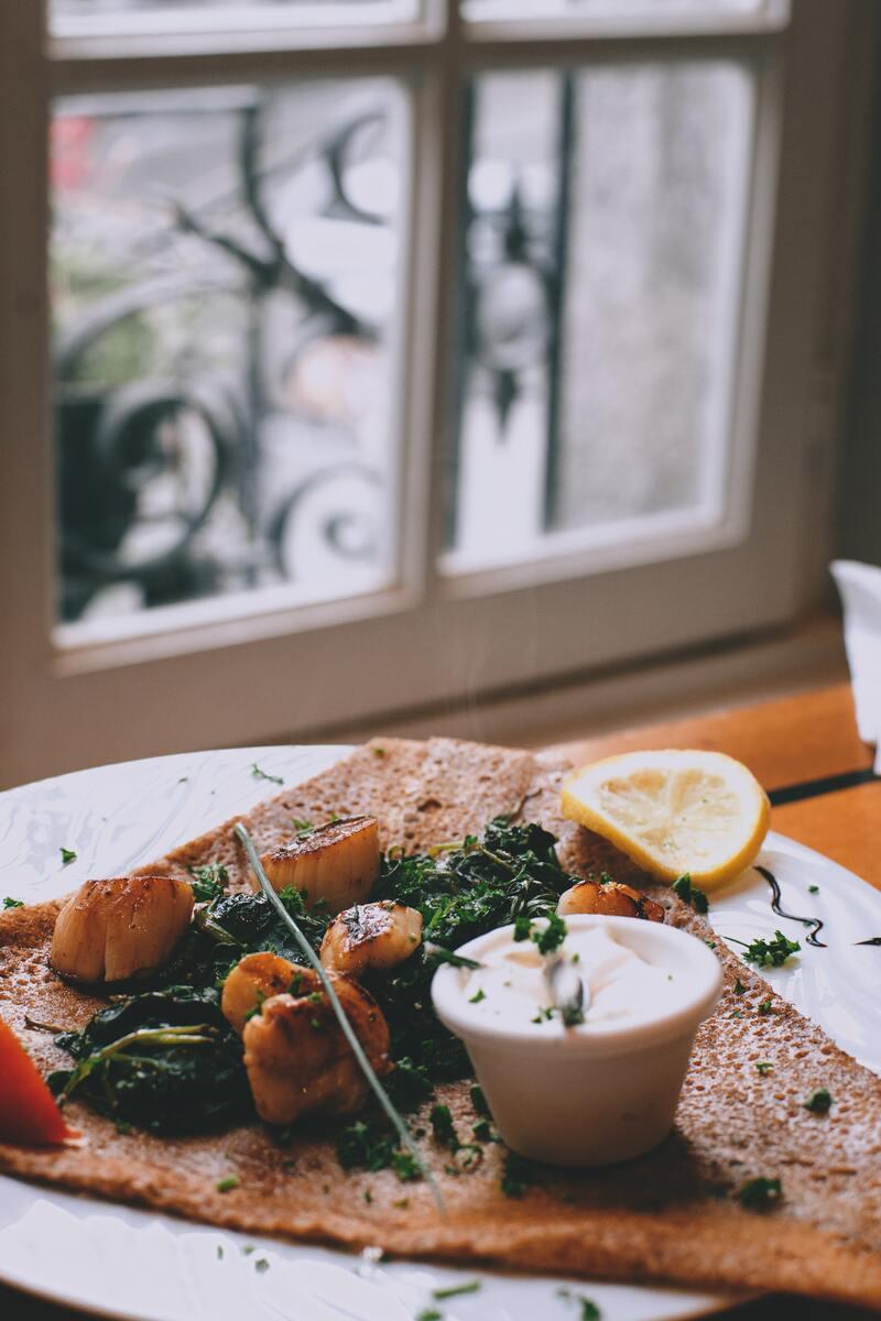 Recette galette epinards saint jacques